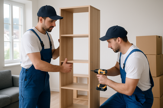 Umzugshelfer in Jena beim professionellen Möbeltransport